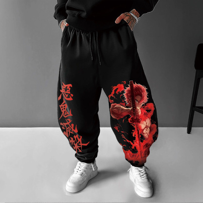 Unisex Demon Slayer Casual Anime Streetwear Pants