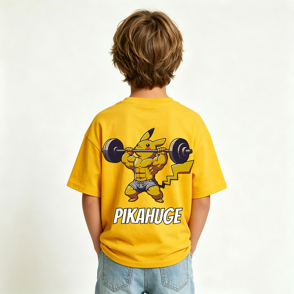 Pokémon Pikachu Anime Graphic T-Shirt for Kids Cartoon Print Cotton Tee