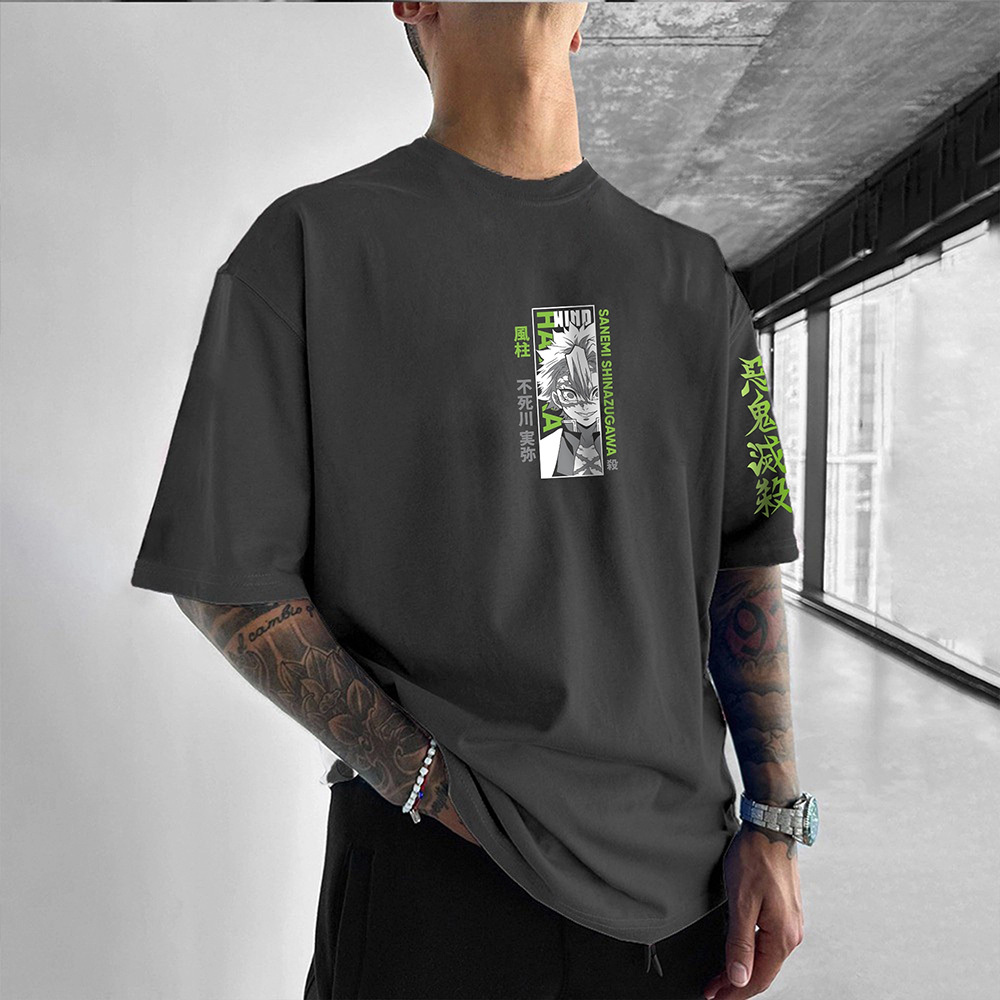 Unisex  Demon Slayer Anime Inspired Vintage T-Shirt
