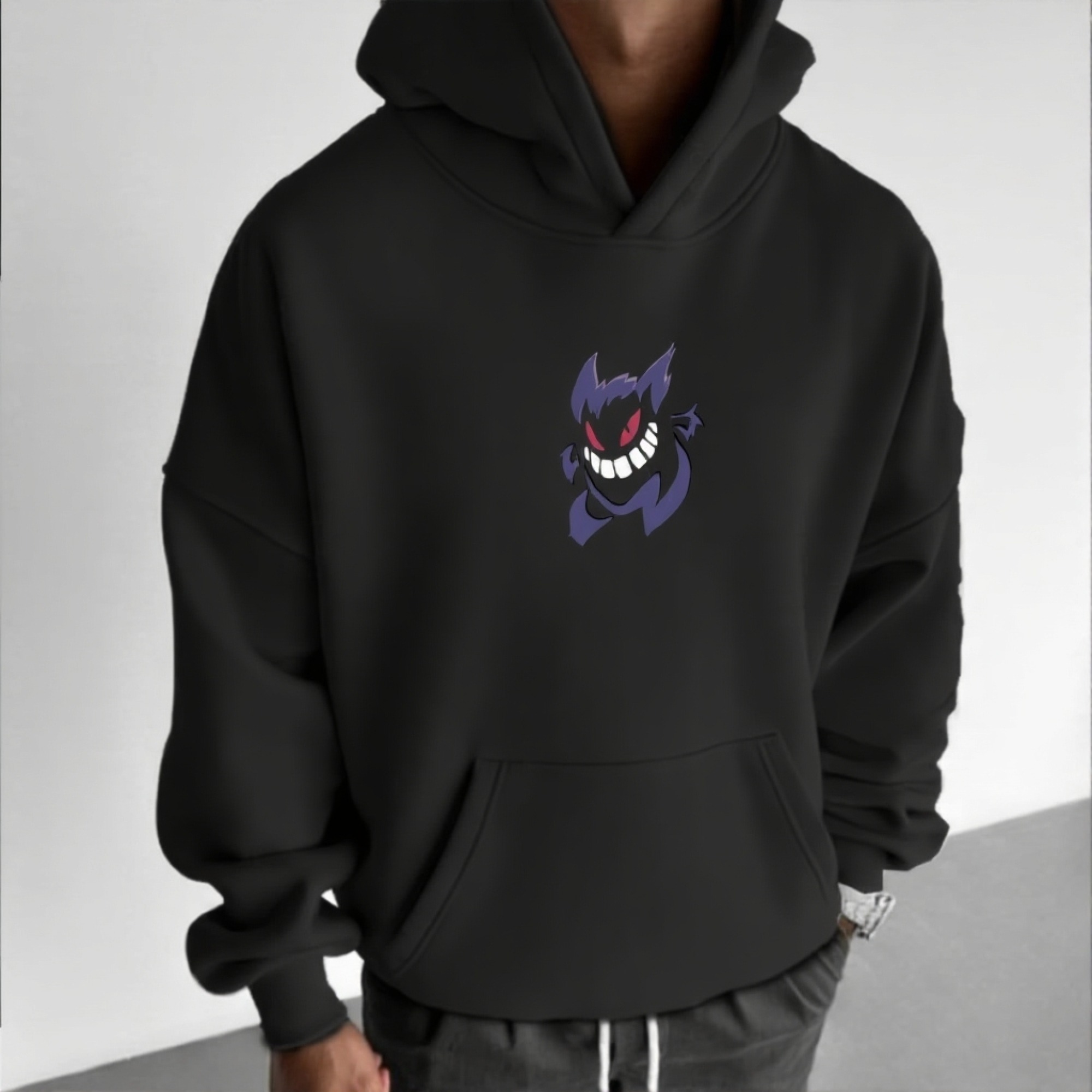 Pokémon Unisex Anime Gengar Hoodie