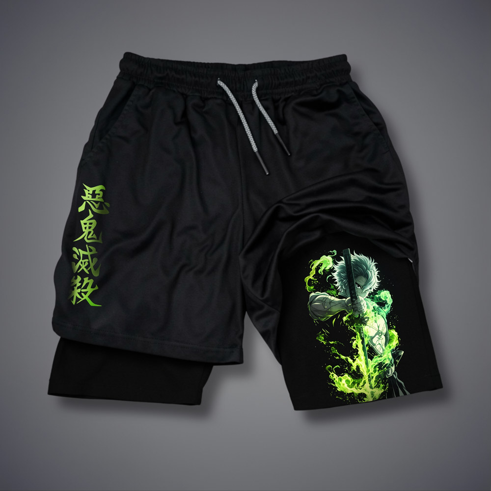 Unisex Demon Slayer Casual Anime Streetwear Shorts