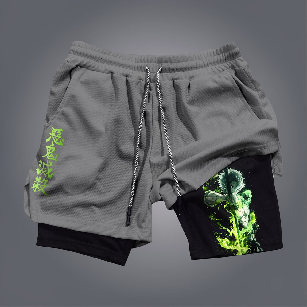 Unisex Demon Slayer Casual Anime Streetwear Shorts