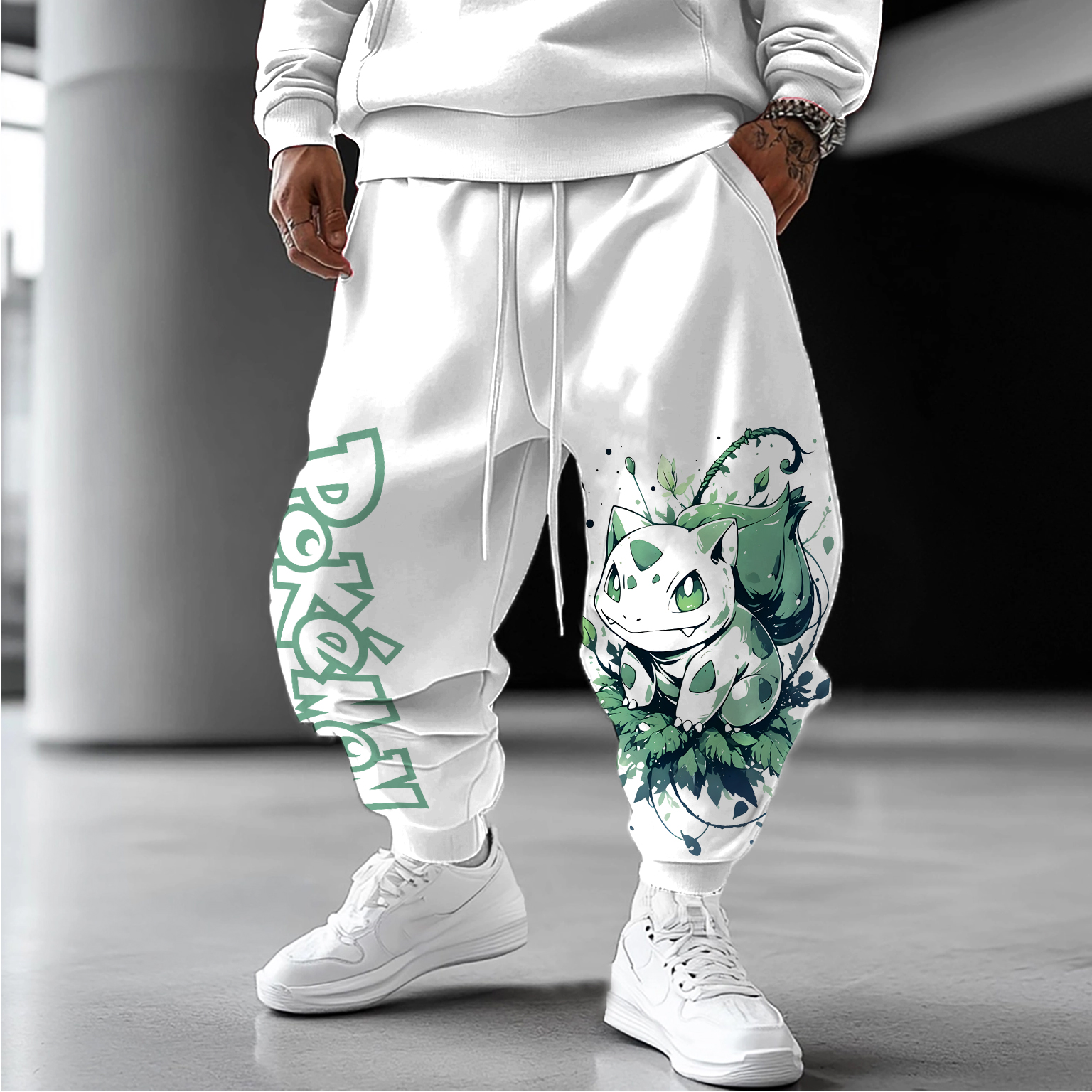 Unisex   Casual Anime Streetwear Pants-AnimeClothe
