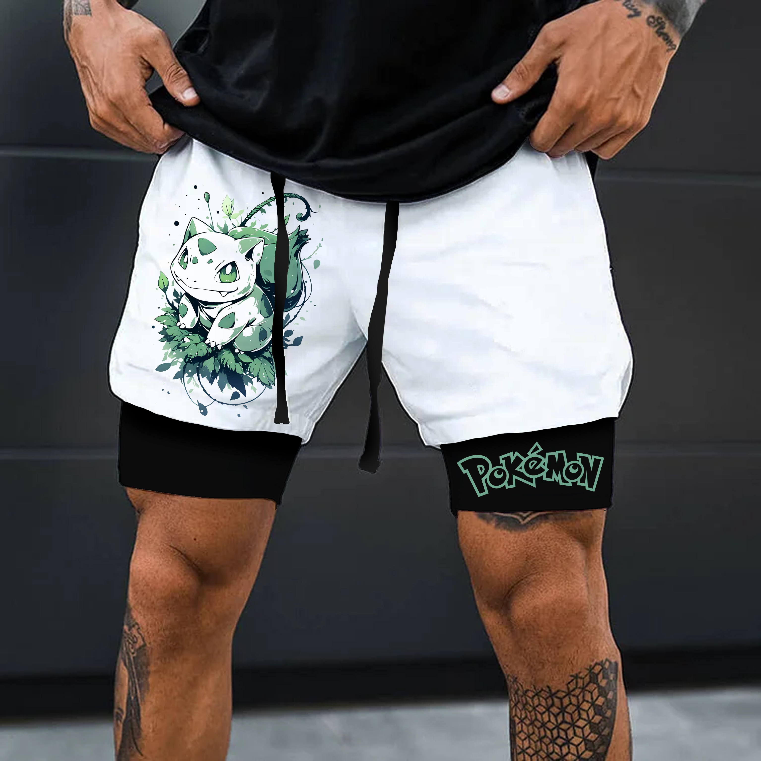 Unisex   Casual Anime Streetwear Shorts-AnimeClothe