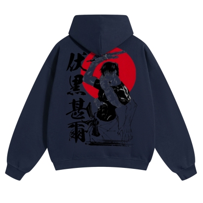 Unisex Casual Anime Print Hoodie-AnimeClothe