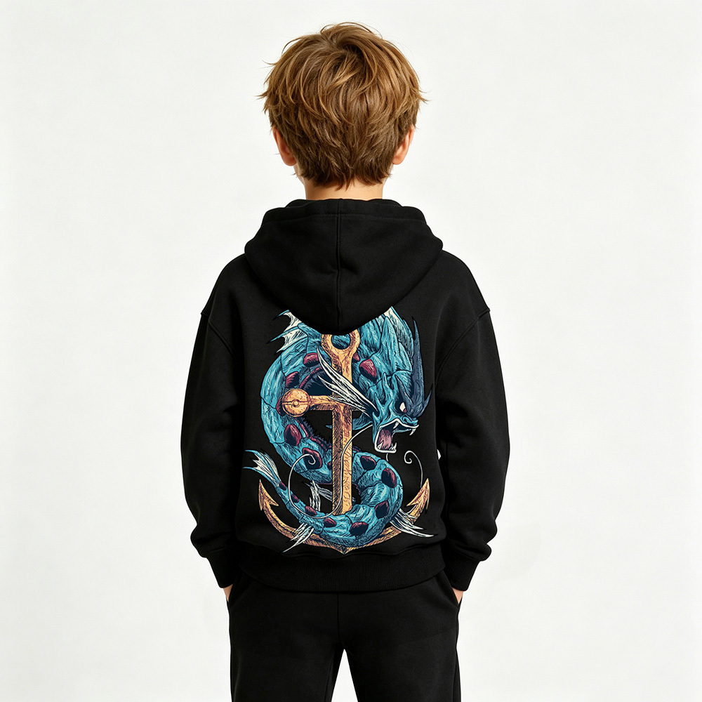 Pokémon Anime Graphic T-Shirt for Gyarados Kids Cartoon Print Cotton Tee