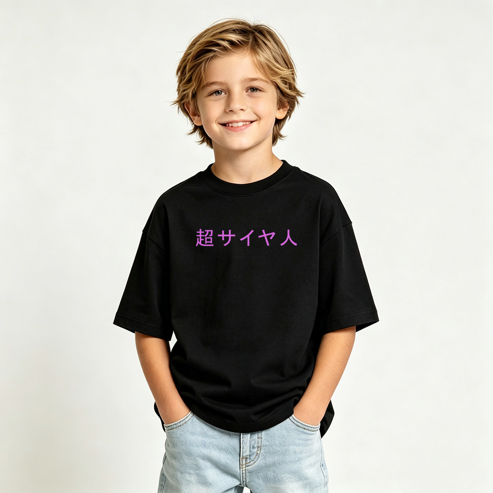 Dragon Ball Anime Graphic T-shirts for Goku Black Kids Cartoon Print Cotton Tee