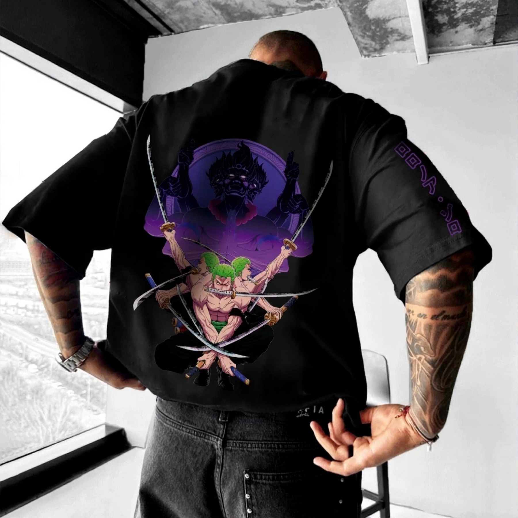 Unisex Anime Inspired Vintage T-Shirt