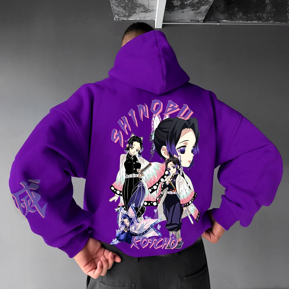 Unisex �� Demon Slayer�� Anime Graphic Streetwear Vintage Hoodie