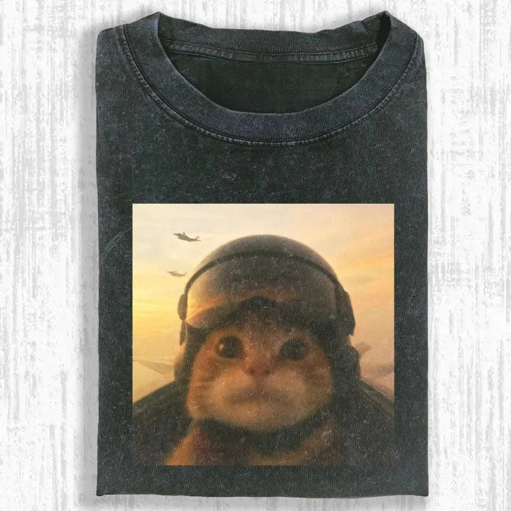 FUNNY CAT T-SHIRT-ComicClothe