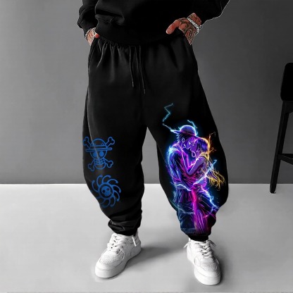 Unisex Anime Inspired Vintage Pants