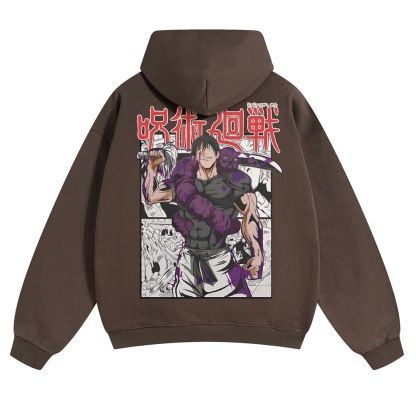 Unisex Casual Anime Print Hoodie-AnimeClothe
