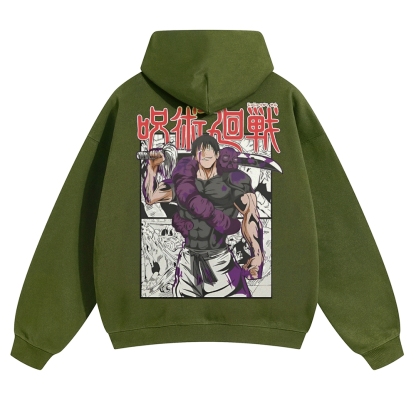 Unisex Casual Anime Print Hoodie-AnimeClothe