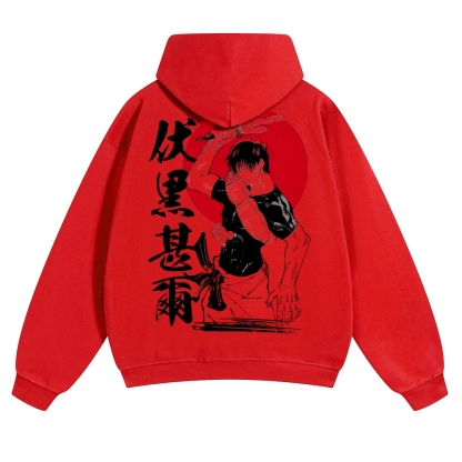 Unisex Casual Anime Print Hoodie-AnimeClothe