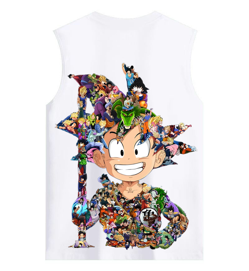 Unisex Anime Sleeveless Tank Top