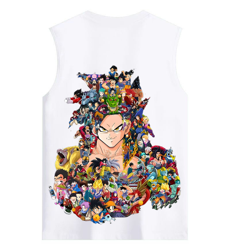 Unisex Anime Sleeveless Tank Top