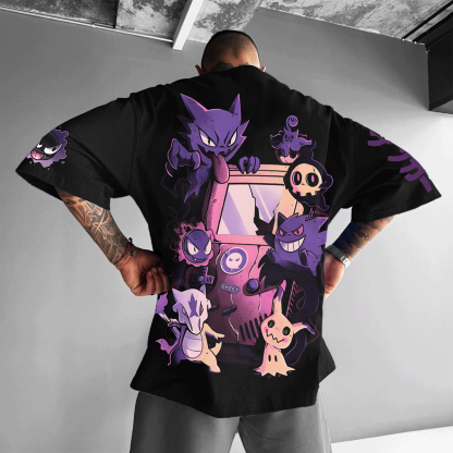 Unisex Anime Inspired Vintage T-Shirt-AnimeClothe