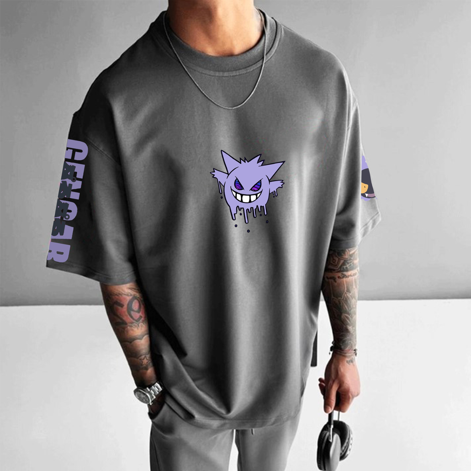 Unisex   Anime Inspired Vintage T-Shirt-AnimeClothe