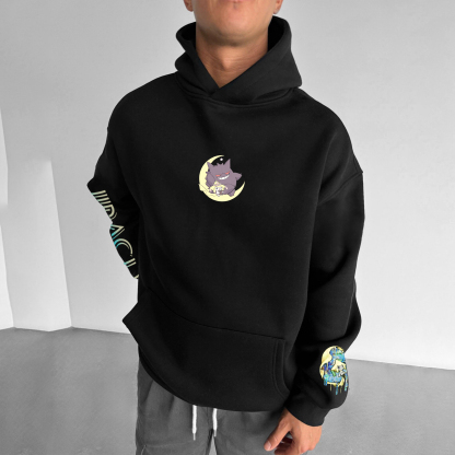 Unisex Anime Graphic Streetwear Vintage Hoodie-AnimeClothe