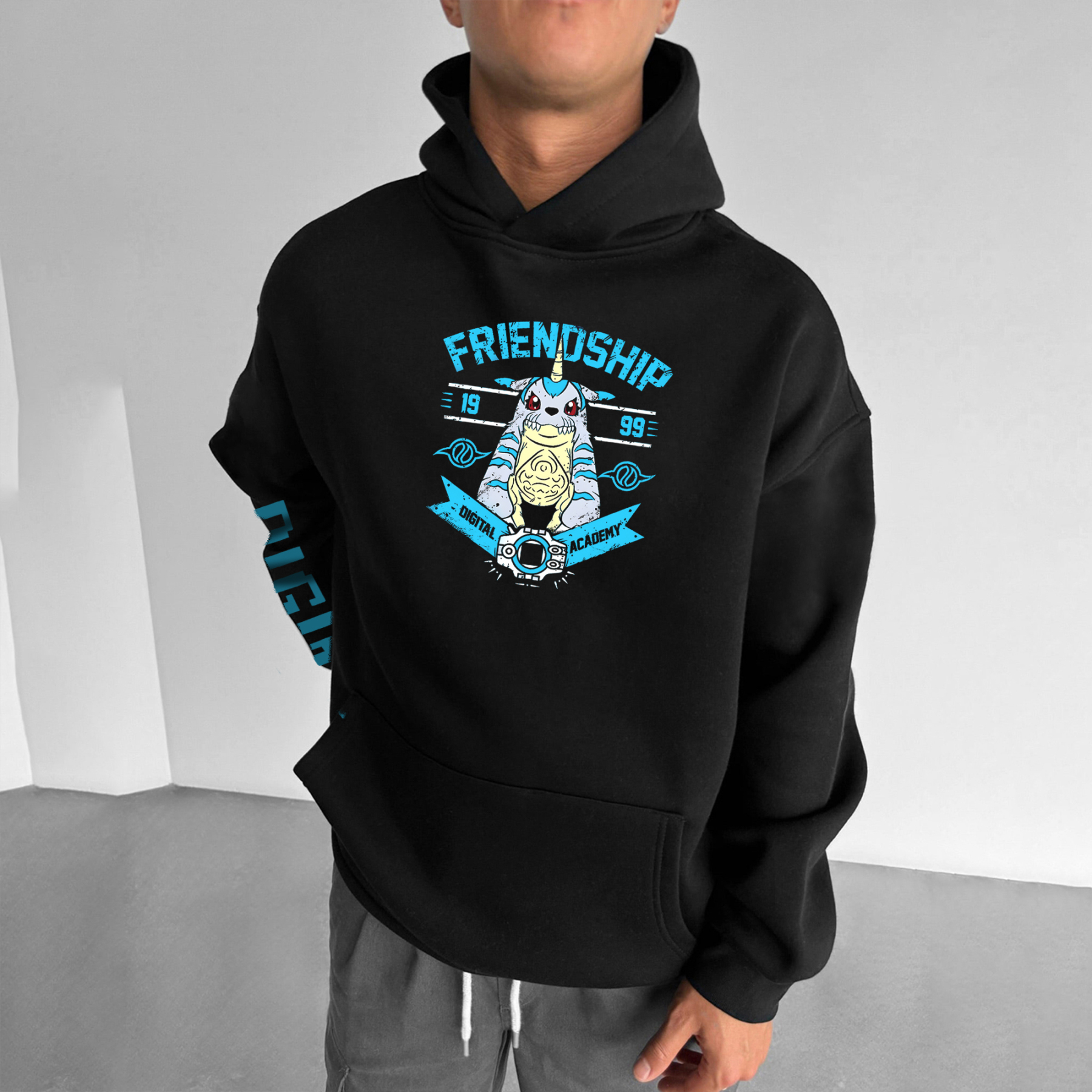 Unisex “Digimon” Anime Graphic Streetwear Vintage Hoodie