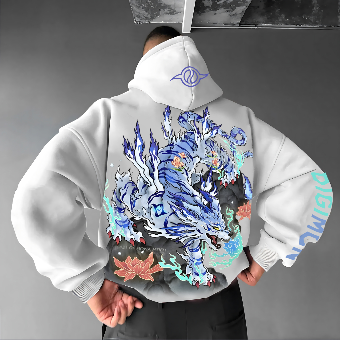 Unisex Oversized Anime Print Hoodie | One Piece