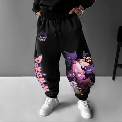 Unisex Casual Anime Streetwear Pants-AnimeClothe