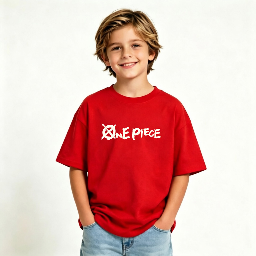 One Piece Gear 5 Luffy Anime Graphic T-Shirt for Kids Cartoon Print Cotton Tee