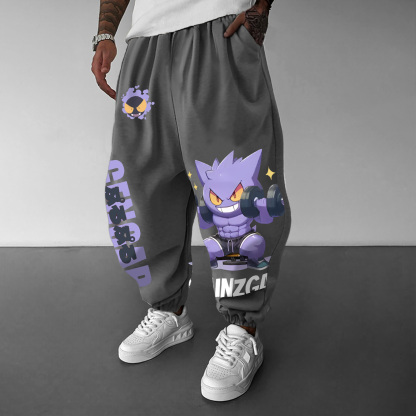 Unisex Casual Anime Streetwear Pants