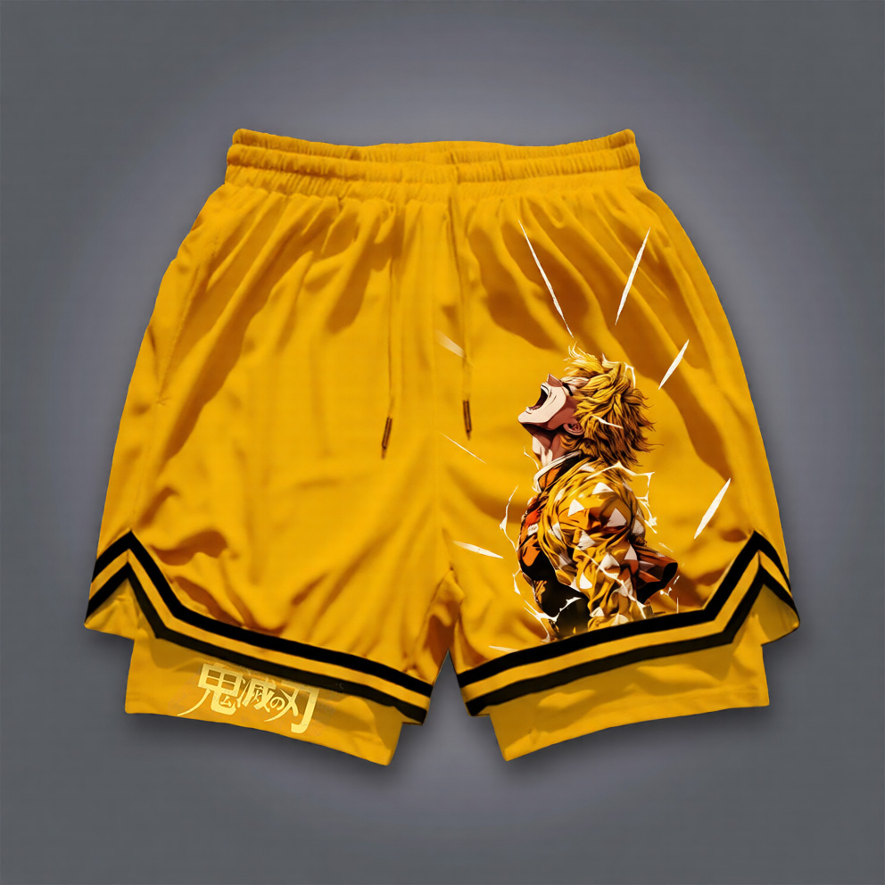 Unisex Demon Slayer Casual Anime Streetwear Shorts