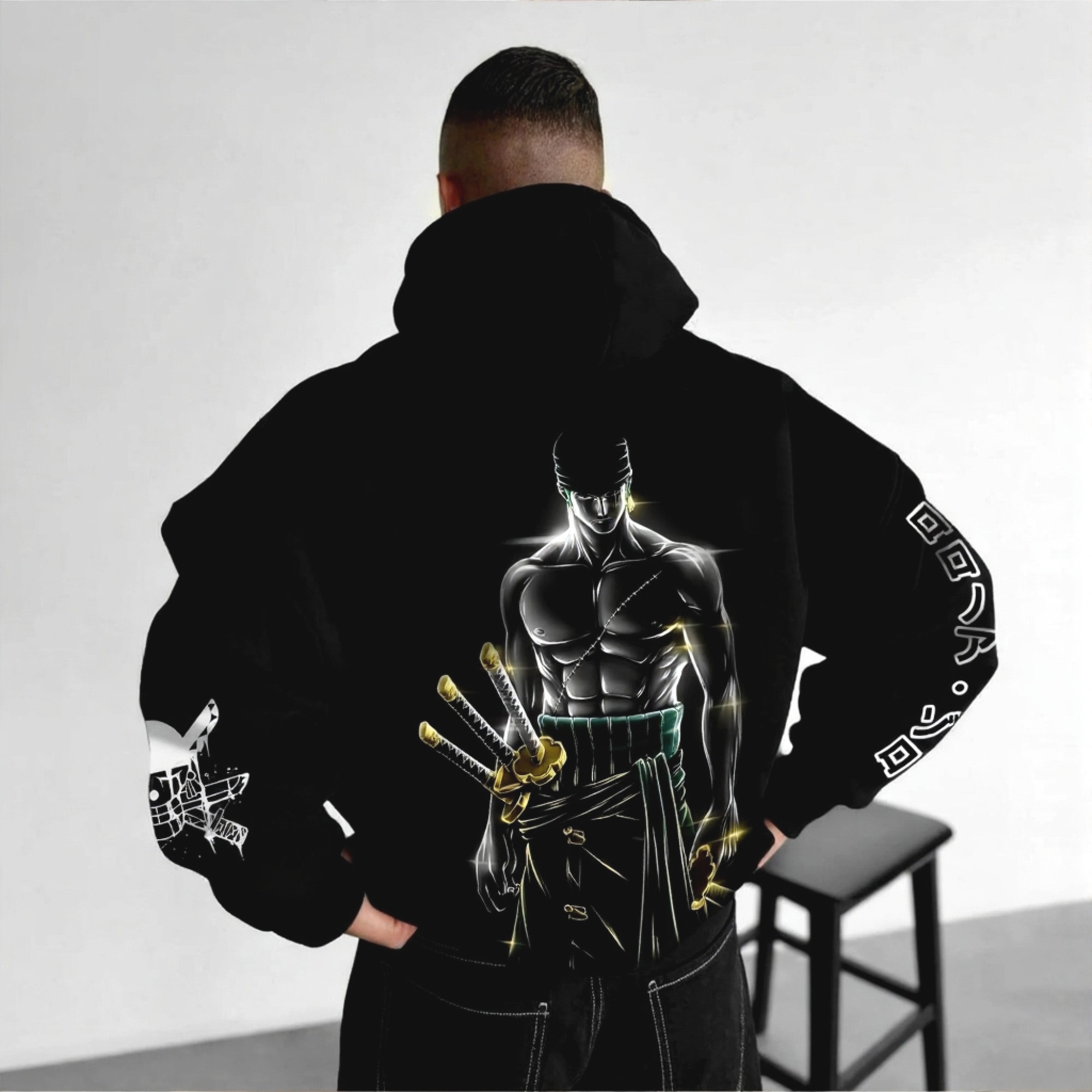 Unisex Anime Graphic Streetwear Vintage Hoodie