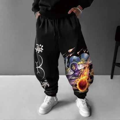 Unisex Anime Inspired Vintage Pants