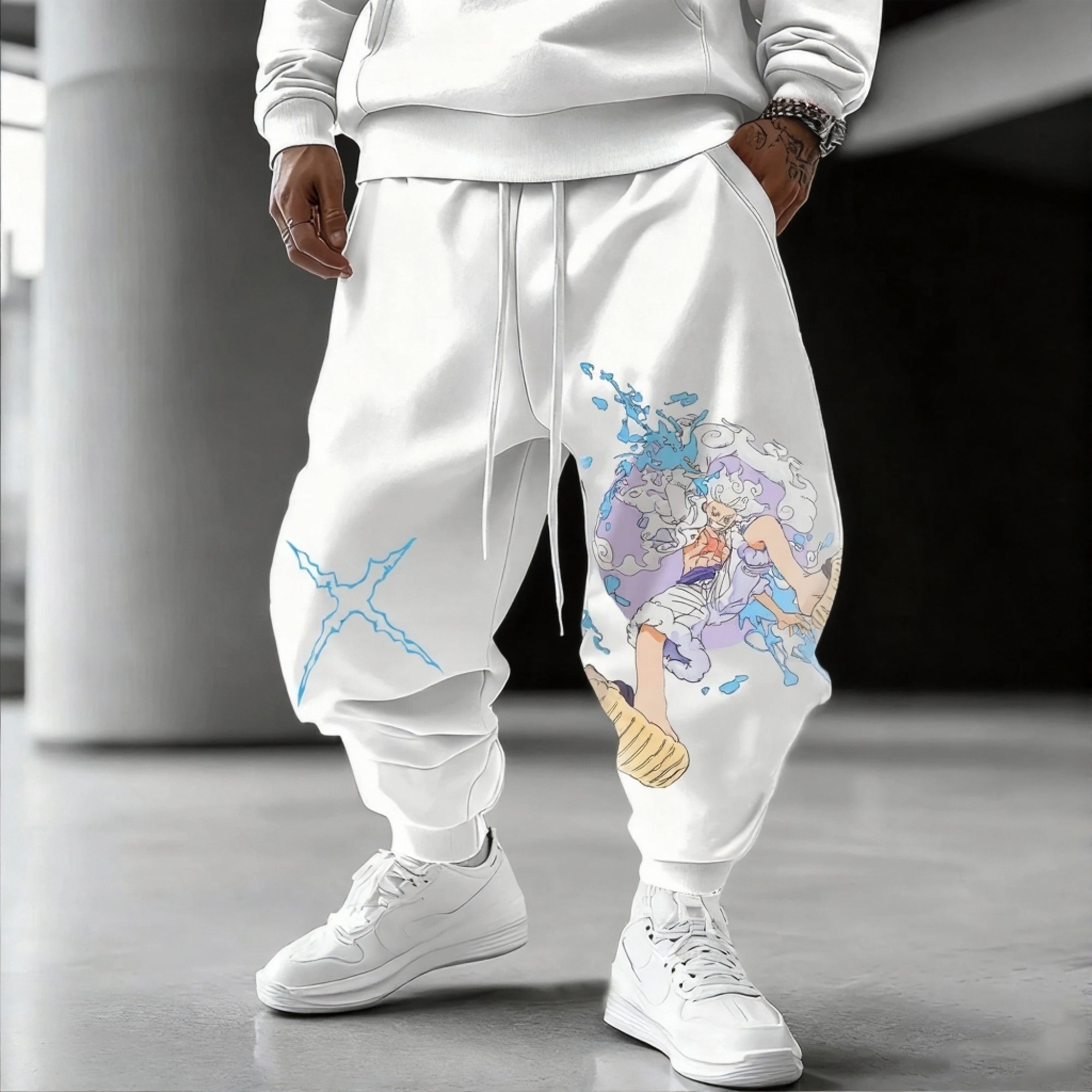 Unisex Anime Inspired Vintage Pants