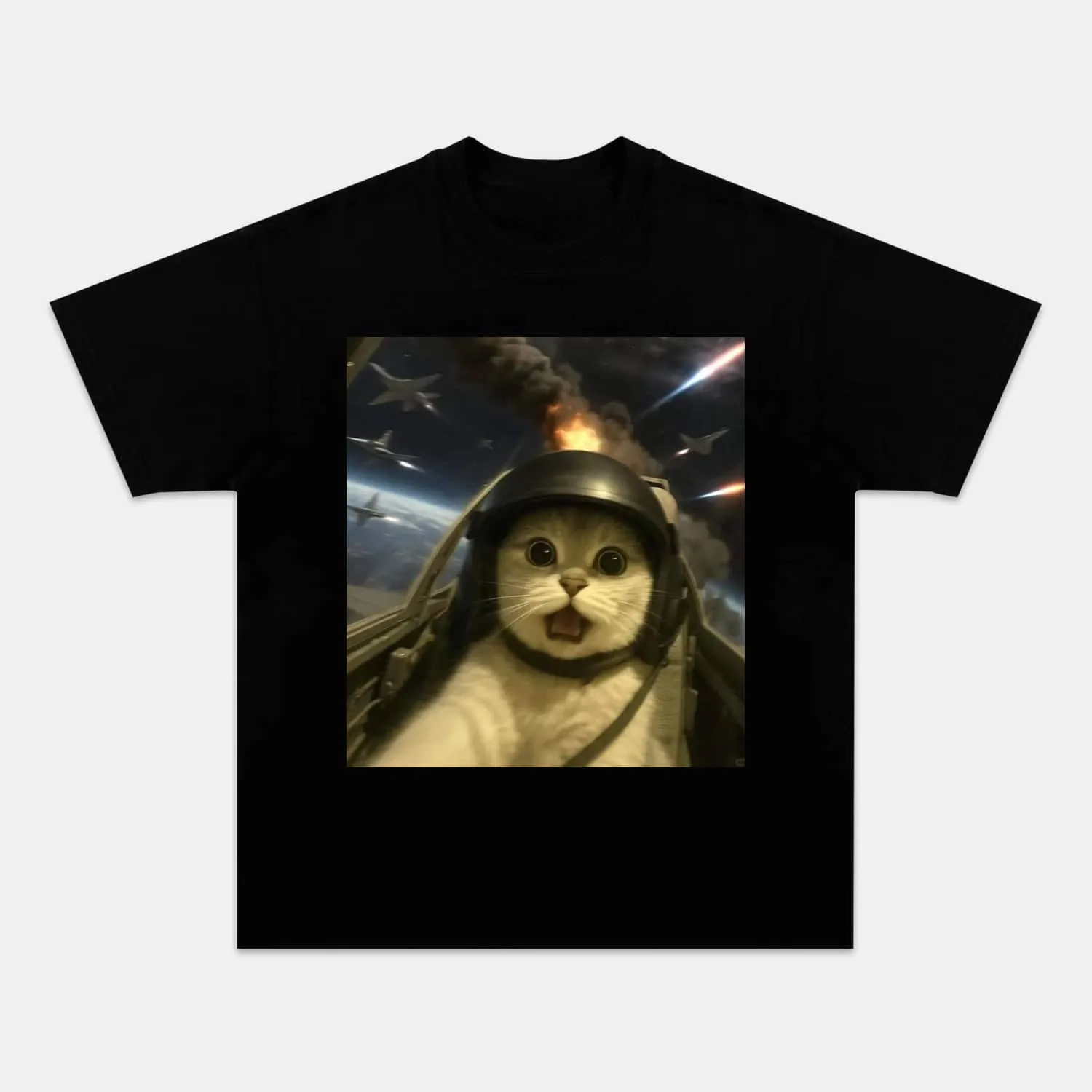 WACKY CAT TEE. 7.3-ComicClothe