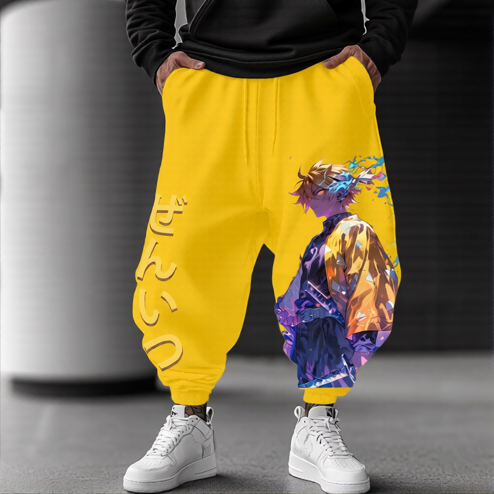 Unisex Demon Slayer Casual Anime Streetwear Pants