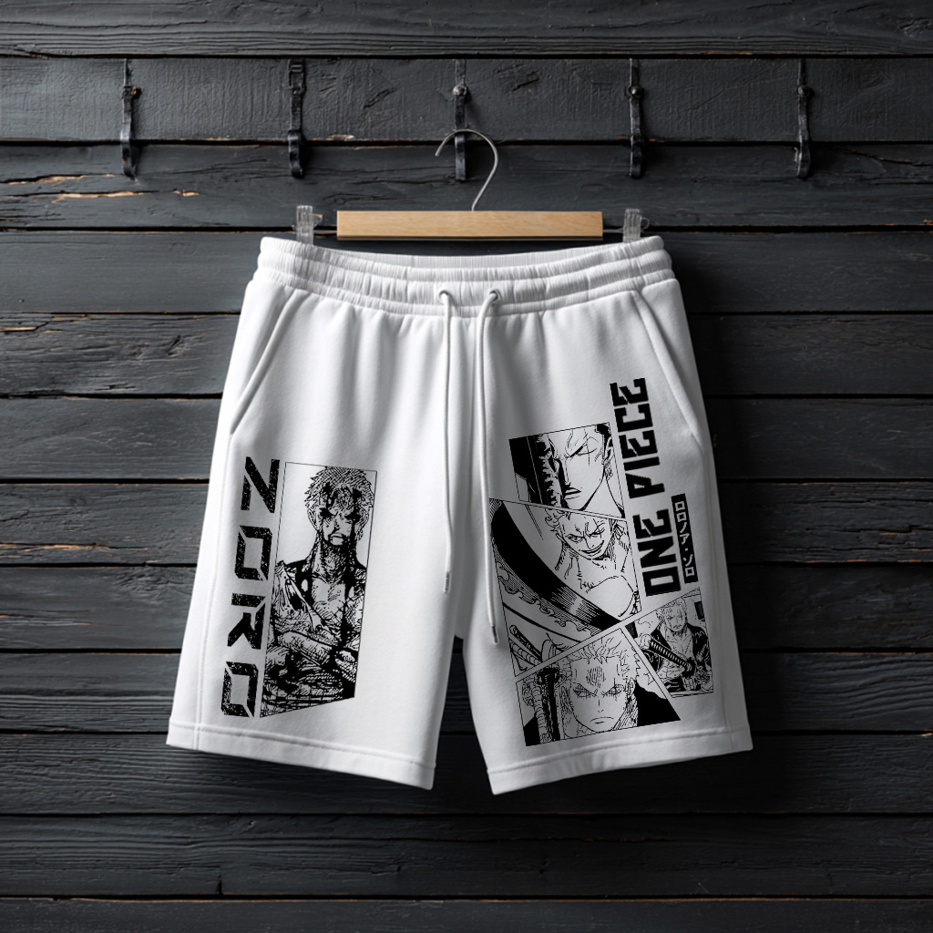 Anime-Inspired Graphic Shorts For Casual Wear