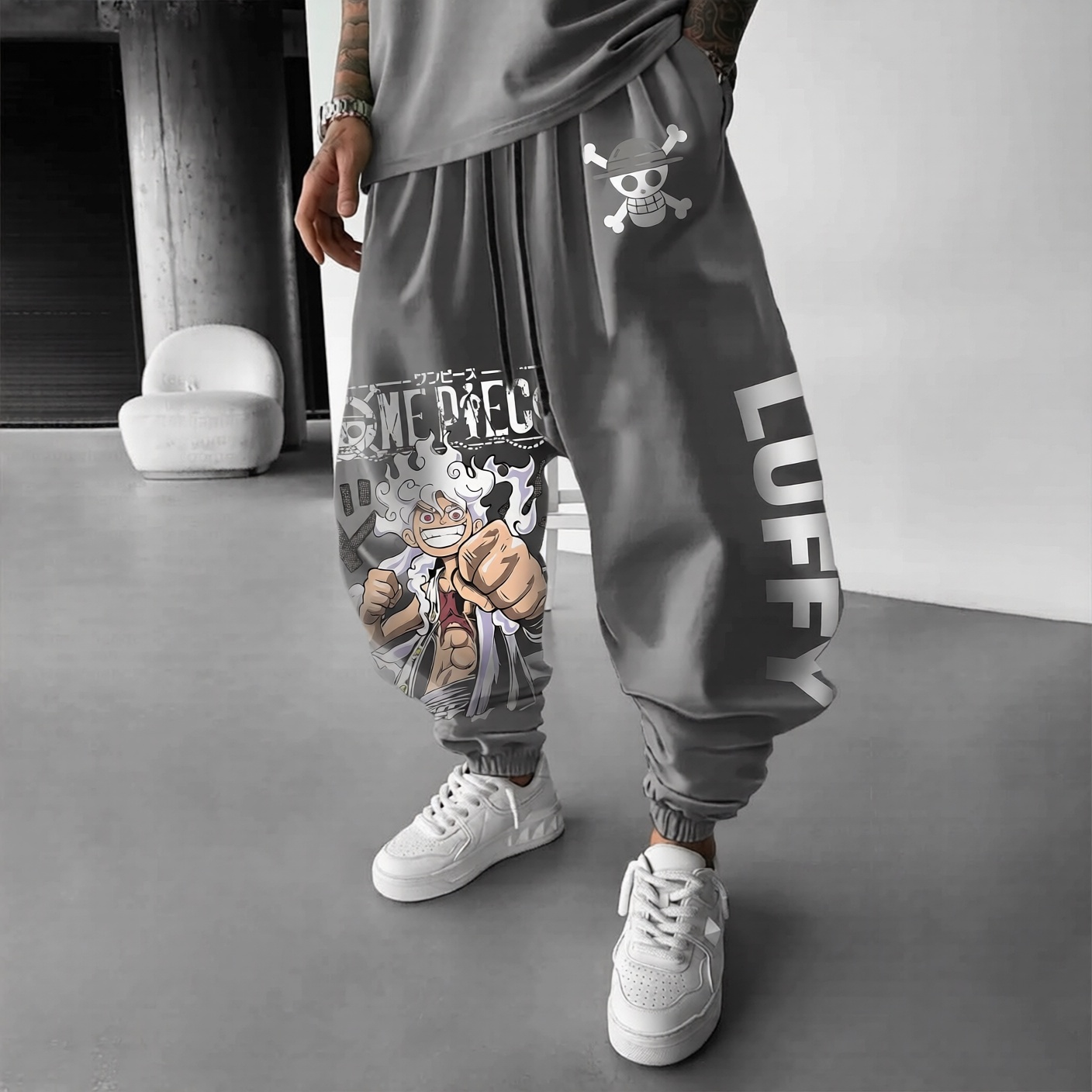 Unisex Anime Inspired Vintage Pants