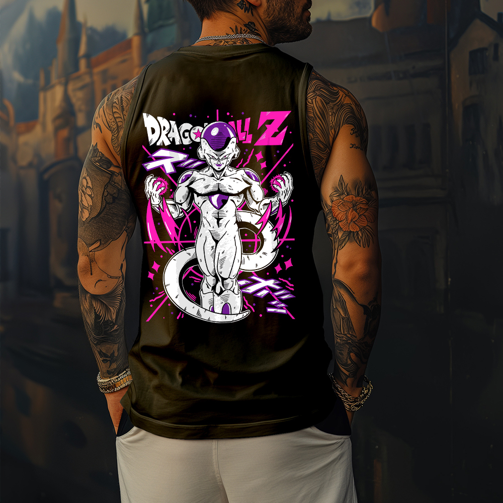 Unisex Anime Graphic Streetwear Vintage Gym Tank Top-AnimeClothe