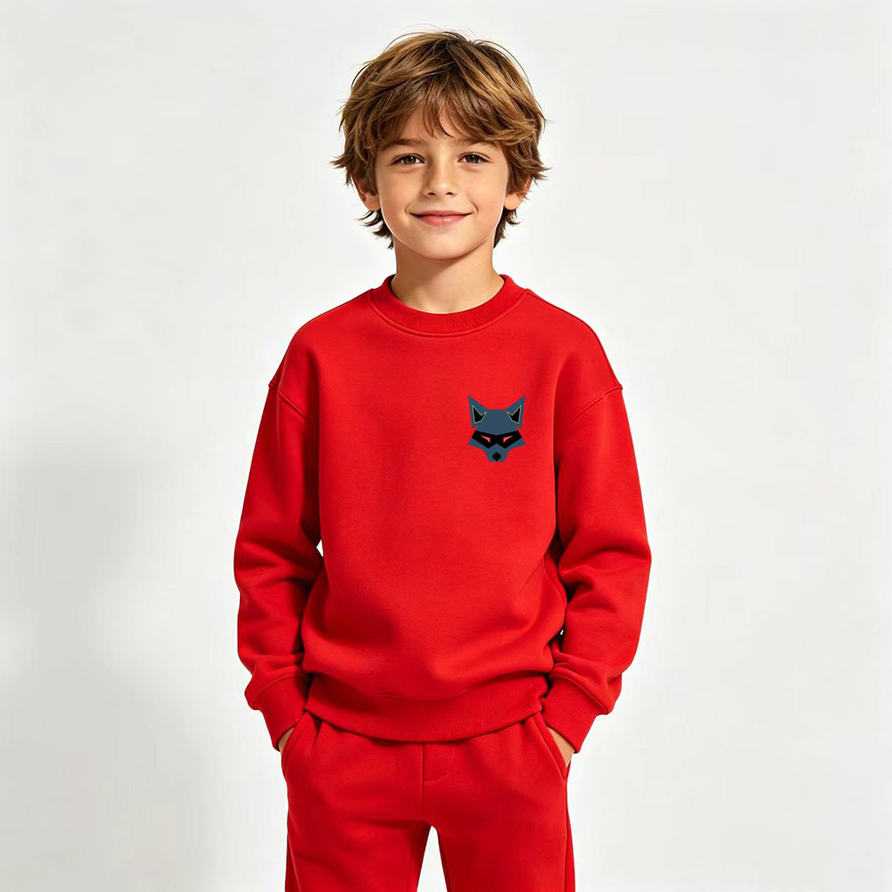 Pokémon Lucario Anime Graphic Crewneck Sweatshirt for Kids Cartoon Print Cotton Tee