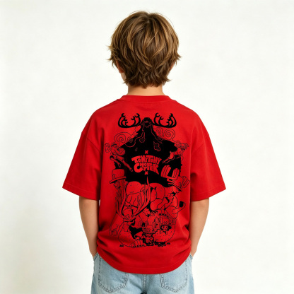 One Piece Chopper Anime Graphic T-Shirt for Kids Cartoon Print Cotton Tee