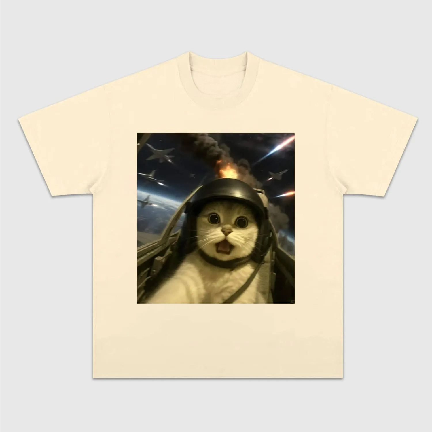 WACKY CAT TEE. 7.3-ComicClothe