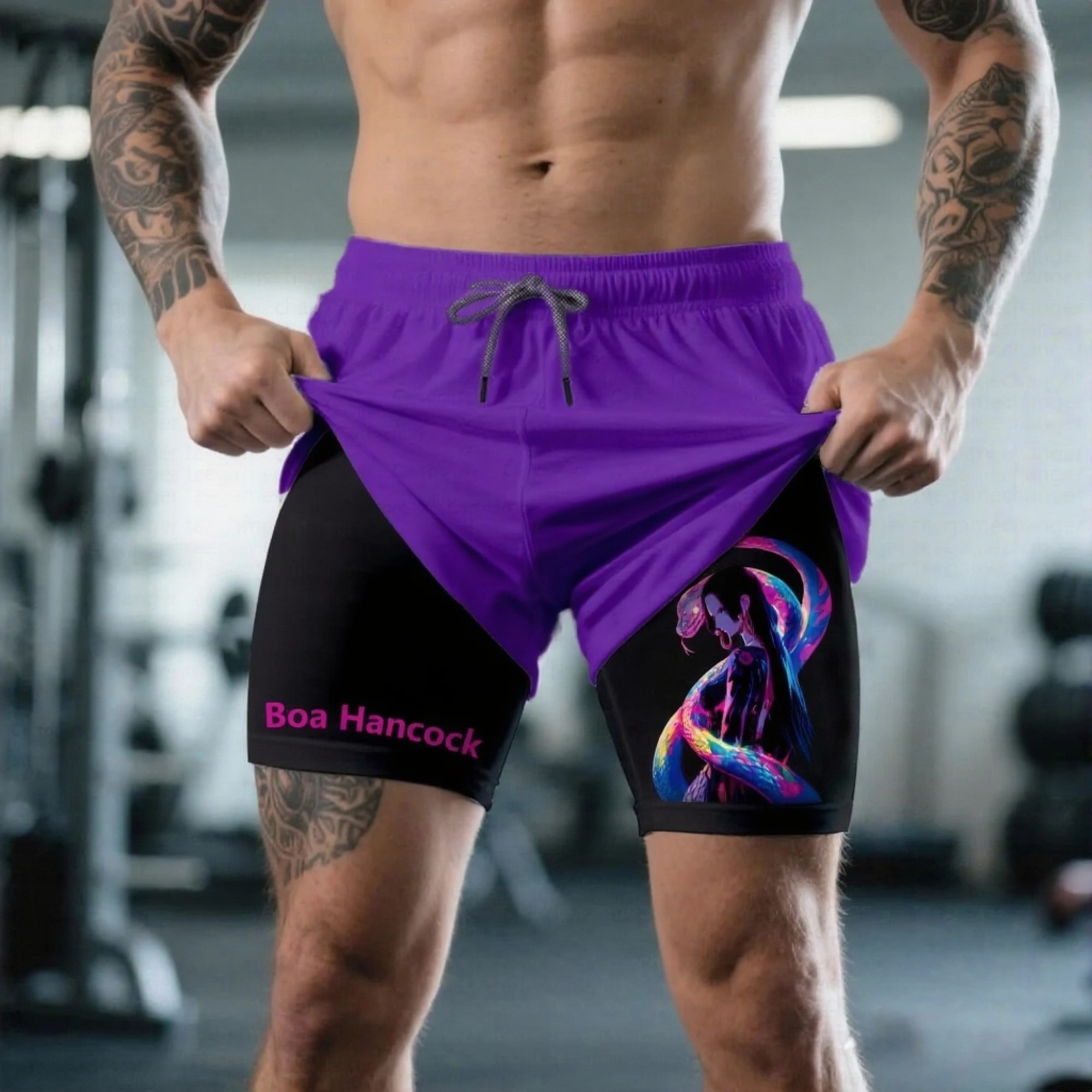 Unisex  Casual Anime Streetwear Shorts