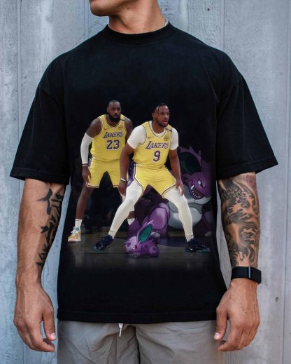 Unisex Vintage Tee丨 LeBron James  X Bronny James-AnimeClothe