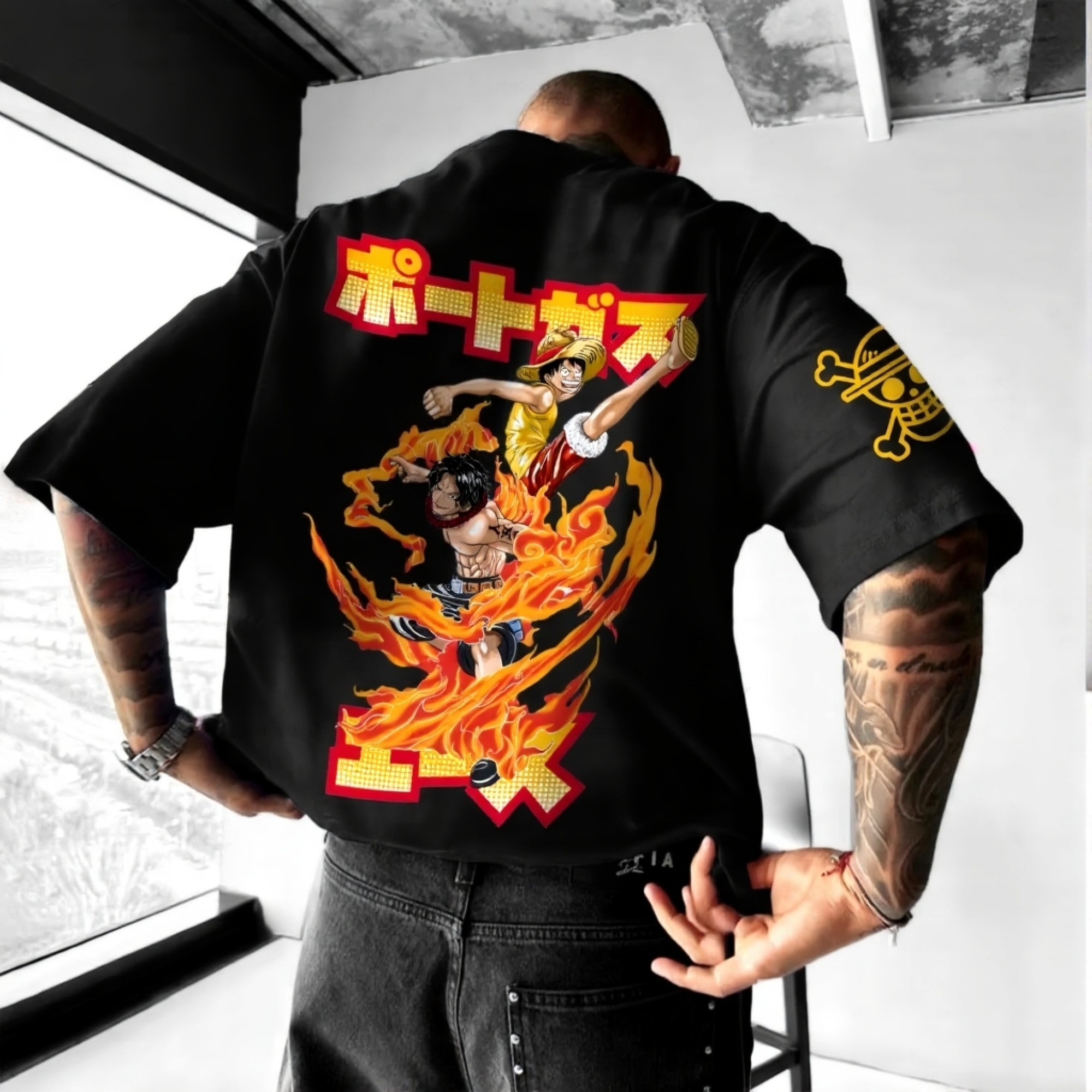 Unisex Anime Inspired Vintage T-Shirt