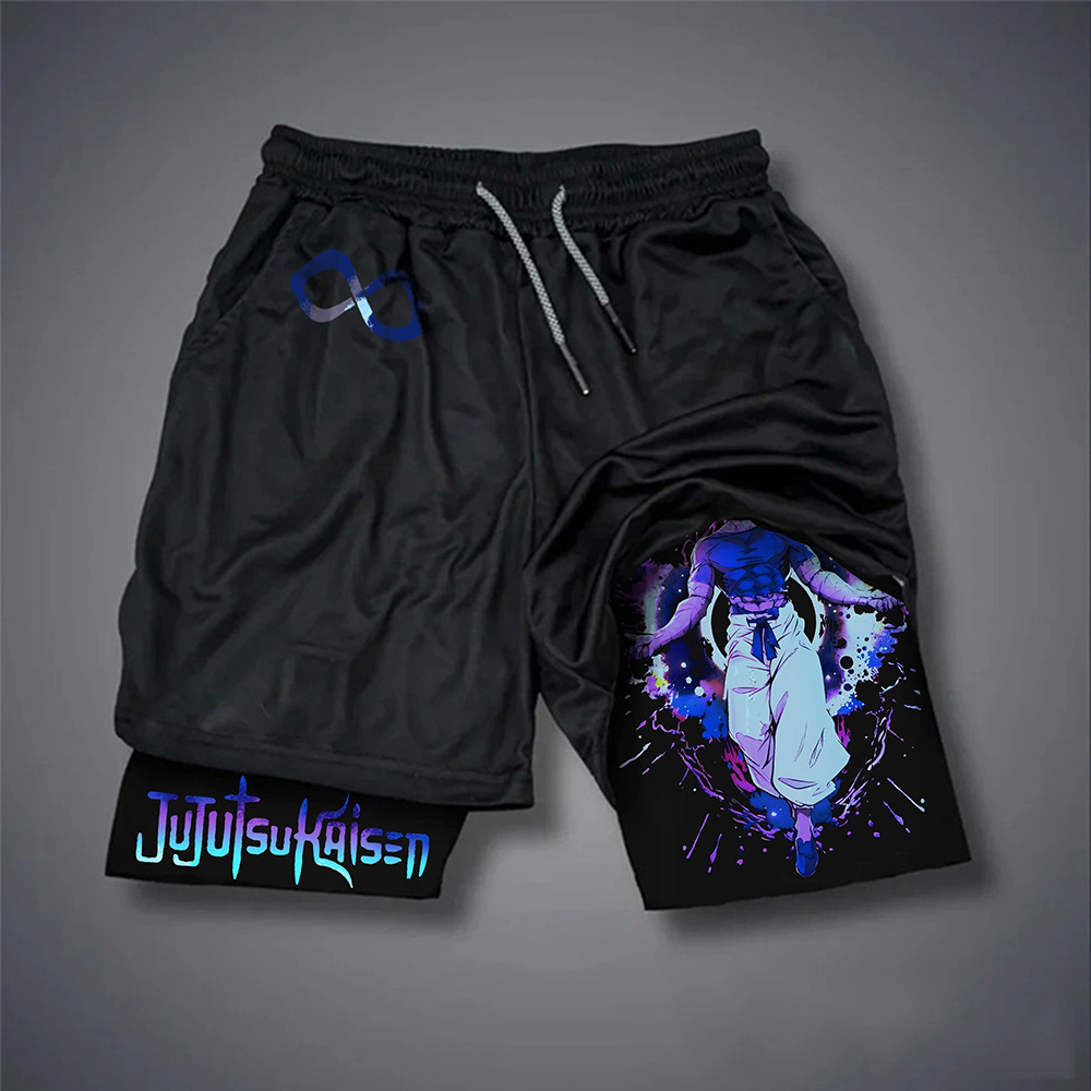 Jujutsu Kaisen Anime Theme Cartoon Print Pure shorts