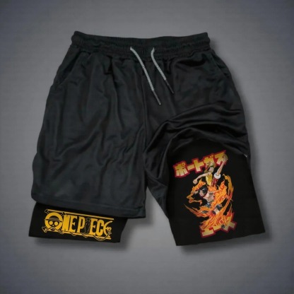 Unisex  Casual Anime Streetwear Shorts