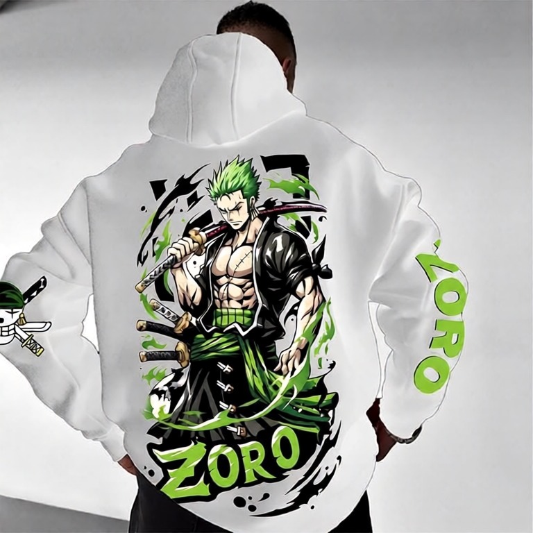 Unisex Anime Graphic Streetwear Vintage Hoodie