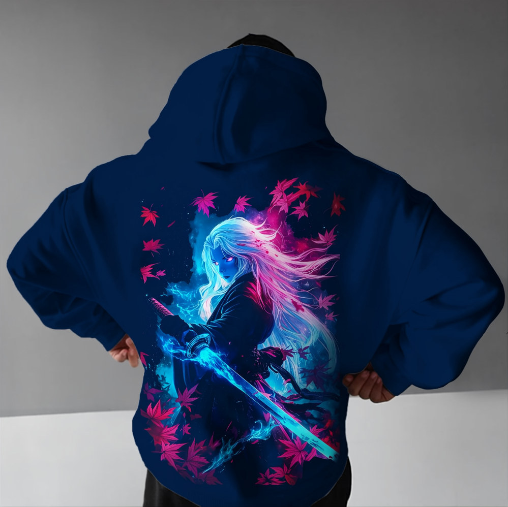 Jujutsu Kaisen Anime Theme Cartoon Print Cotton Hoodie