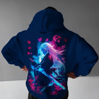 Jujutsu Kaisen Anime Theme Cartoon Print Cotton Hoodie