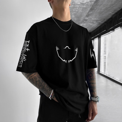 Jujutsu Kaisen Anime Theme Cartoon Print Pure Cotton T-Shirt