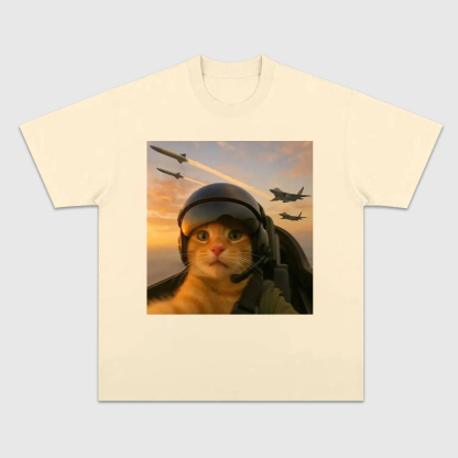 WACKY CAT TEE. 7.3-ComicClothe